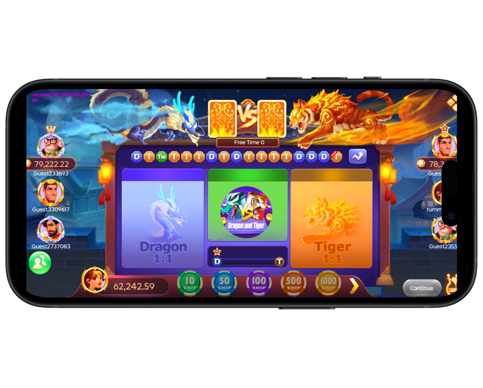 gaming experience on mobile